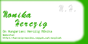 monika herczig business card